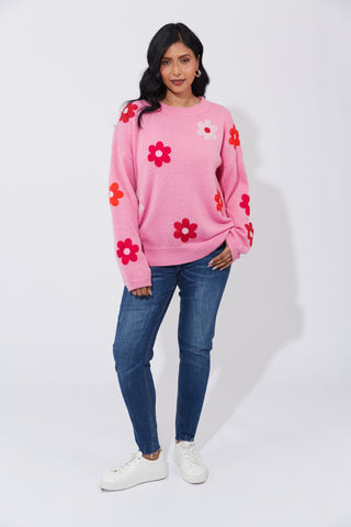 Haven -Delphi Jumper-Chilli/Pink