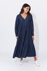 Haven -Austin Denim Maxi Dress-Indigo