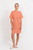 Haven -Limon Stripe Tshirt Dress- Punch