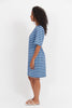 Haven -Limon Stripe Tshirt Dress- Indigo