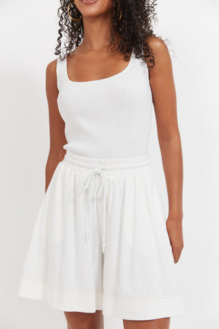 Haven -Bahama Short- White