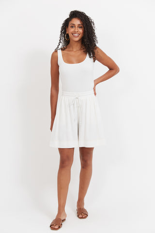 Haven -Bahama Short- White