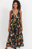Haven -Cabana Tie Dress- Brasil Black