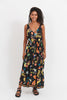 Haven -Cabana Tie Dress- Brasil Black