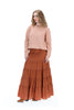 Augustine/ Amaya- Indi Maxi Skirt- Rust
