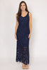 Augustine/Amaya -Courtney Lace Maxi Dress- Navy