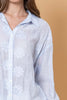 Augustine/Amaya- Nina Embroidered Shirt-Light Blue