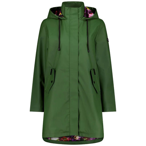 Moke- Billie Raincoat - Cypress/Purple Fleur