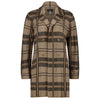 Moke- Mila Knit Coat/Black Barley Check