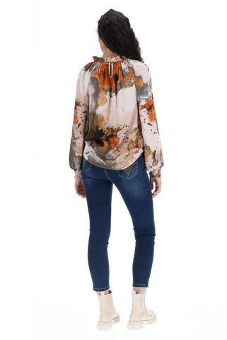 Augustine/ Amaya- Alaia Blouse Top Print