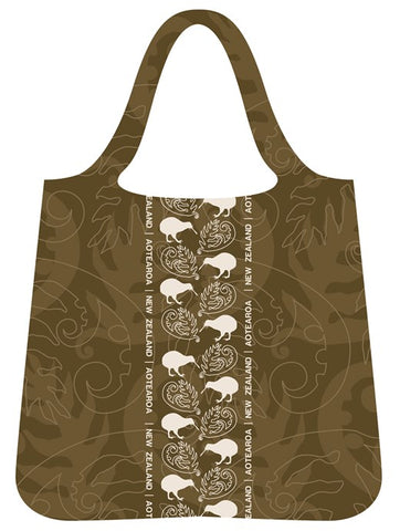 Parrs-Folding Bag-Fern & Kiwi