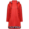 Moke- Billie Raincoat -Fiery Red/Collage