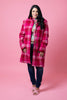 Augustine- Britta Coat -Pink Tartan
