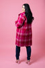 Augustine- Britta Coat -Pink Tartan
