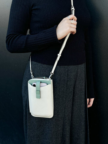 Call Me Bag-Ivory/Sage