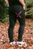 Homelee Apartment pants -Winter Black/Orchid Damask X