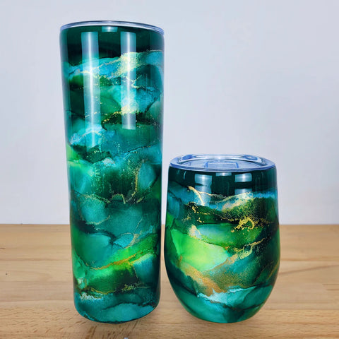 Inkurio- 12oz Tumbler Evergreen