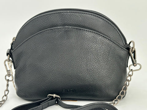 Baron Leathergoods - Oval Handbag- Black