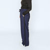 Moke-Indiana wide leg Pants- Navy