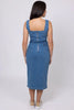 Honey Denim- Mandy Denim Midi Dress