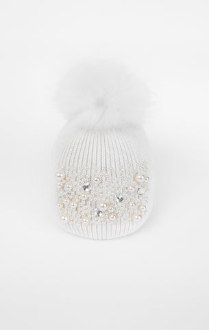 Pia Rossini- Krystal hat -Ivory