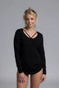 NES Lattice LS Merino Top -Ink