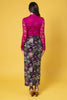 Augustine- Millie Maxi Velvet Black Skirt