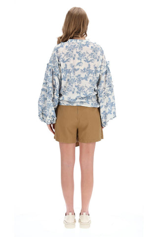 Augustine/ Amaya- Raven Shirt- Blue Vintage