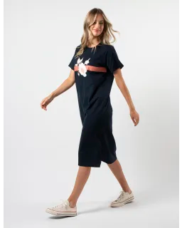 Stella and Gemma - Maxie T-Shirt Dress-Navy