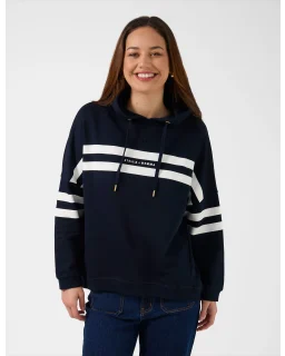 Stella+Gemma-Newport Hoodie-Navy Banner Logo