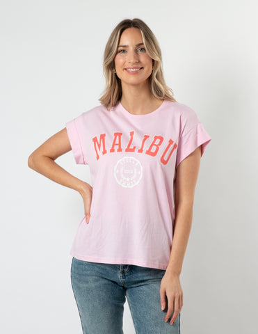 Stella+Gemma -Cuff T-Shirt-Candy Malibu