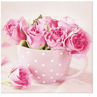 Salisbury - Roses in a cup  Napkins