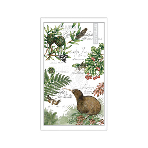 Parrs- Tea Towel Kiwi & Fern