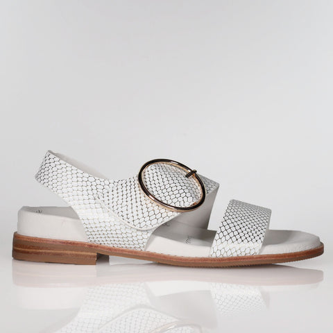 Minx- Willa- White/Gold Emboss