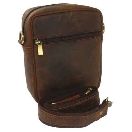 Baron Leathergoods- Jahleh Crossover bag-Hunter Brown