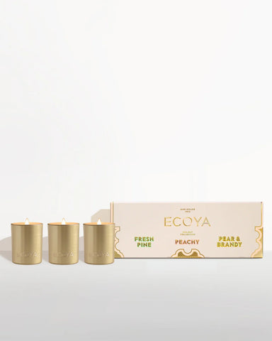 Ecoya - Holiday Mini Goldie Trio candles