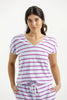 Homelee Chelsea Dress Orchid Stripe