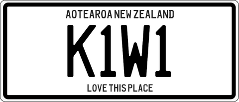 Moana Road-Numberplate Magnet-Kiwi