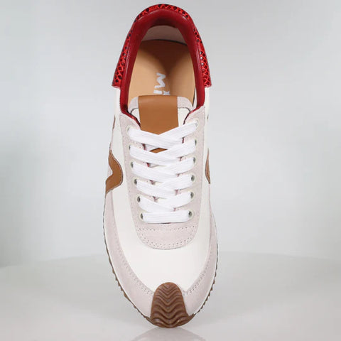 Minx Marvel- Ivory/Tan/Red