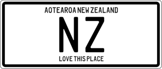 Moana Road-Numberplate Magnet-NZ