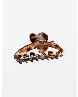 S + G -Hair claw Oval Tort Hearts