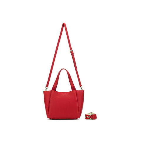 Black Caviar -Mini Evelyn Red Handbag