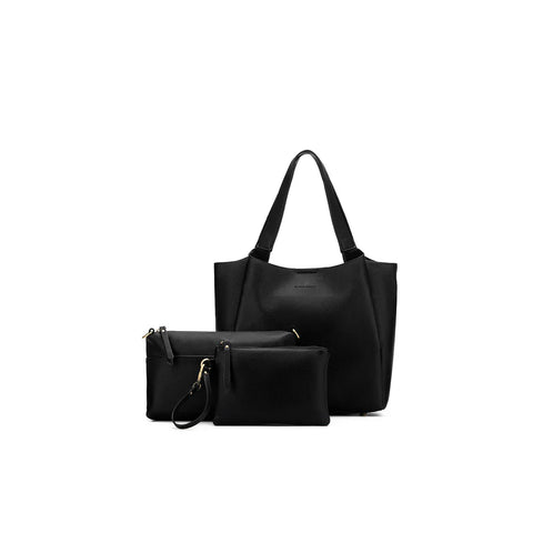 Black Caviar -Grande Evelyn  Black Handbag