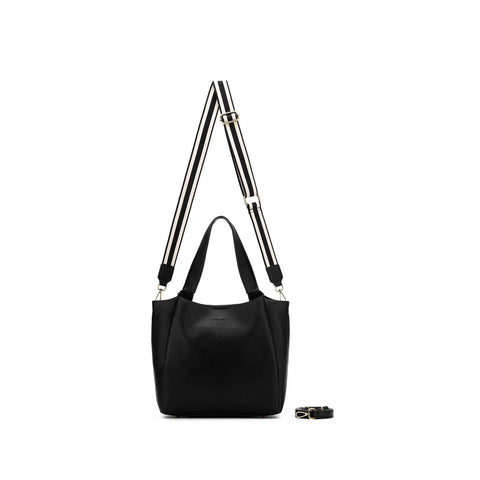 Black Caviar -Grande Evelyn  Black Handbag