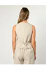 Stella and Gemma Beau Waistcoat-Wheat