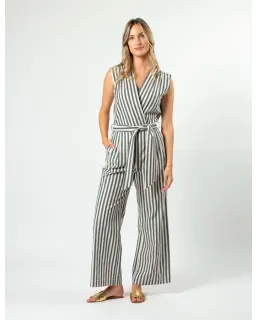 Stella and Gemma Saylor Jumpsuit- Navy Stripe