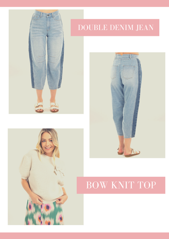 Mi Moso -Double Denim Jean