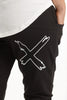 Homelee Apartment pants -Winter Black/White X outliine