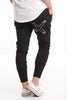 Homelee Apartment pants -Winter Black/White X outliine