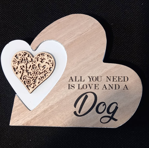 Hampton Gifts -  All you need is Love  Plaque